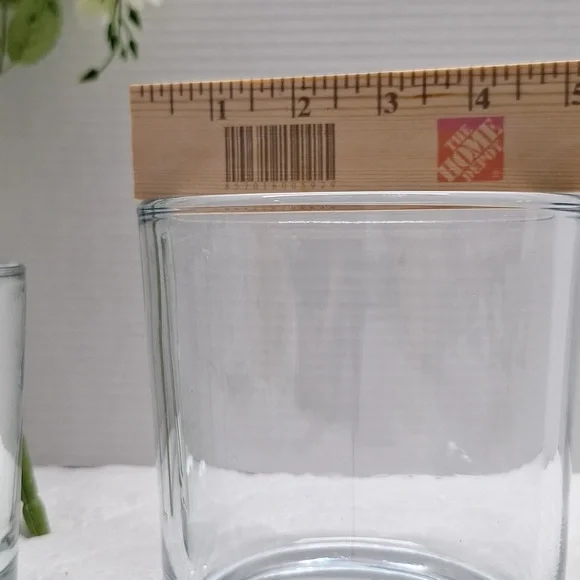 #ACY Set of Clear Glass Vases / Plant Pots - Picture 5 of 6